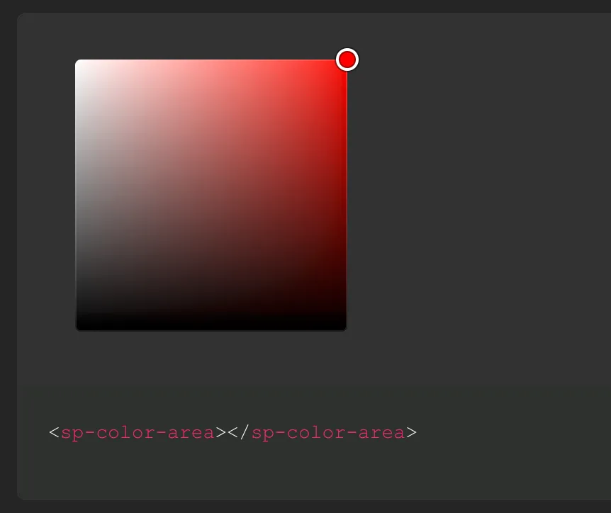 Color Picker в Spectrum Web Components
